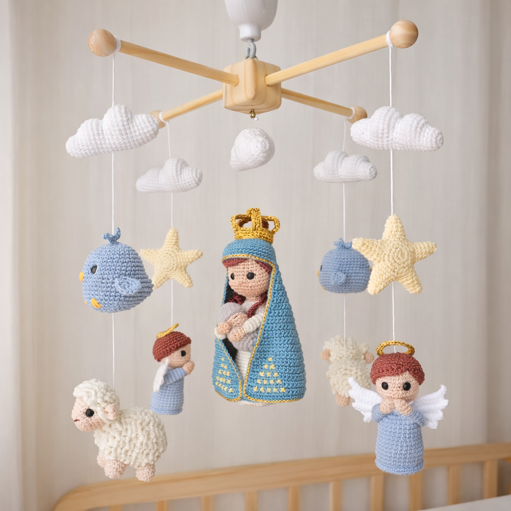 Móbile Nossa Senhora | Proteção e Fé Desde os Primeiros Sonhos